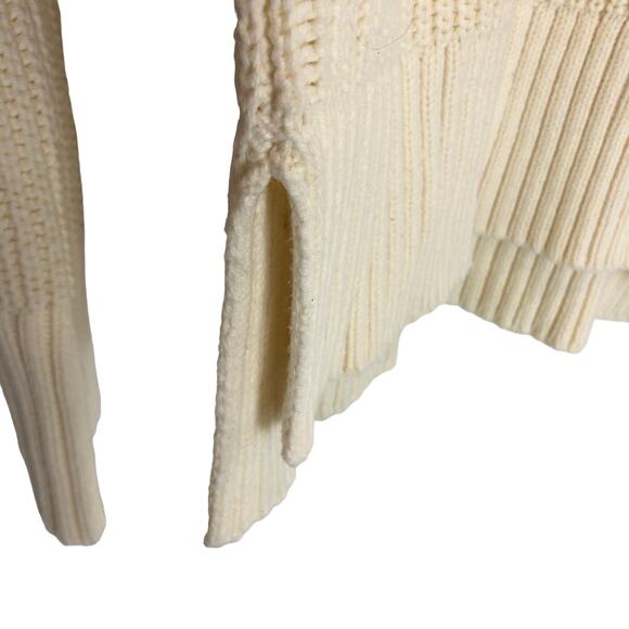 MADEWELL-Wide Rib Turtleneck Sweater- Antique Cream-M-NWT - Picture 5 of 10